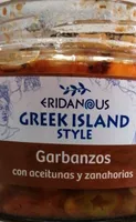 Garbanzos con aceitunas y zanahorias