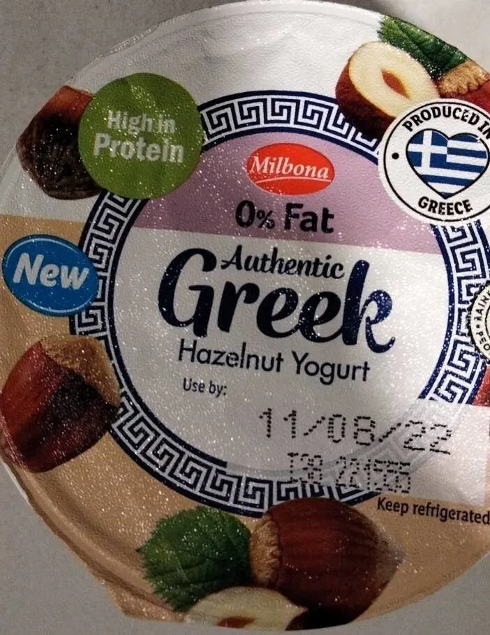 Authentic Greek Hazelnut yogurt