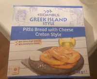 Pitta bread with cheese cretan style