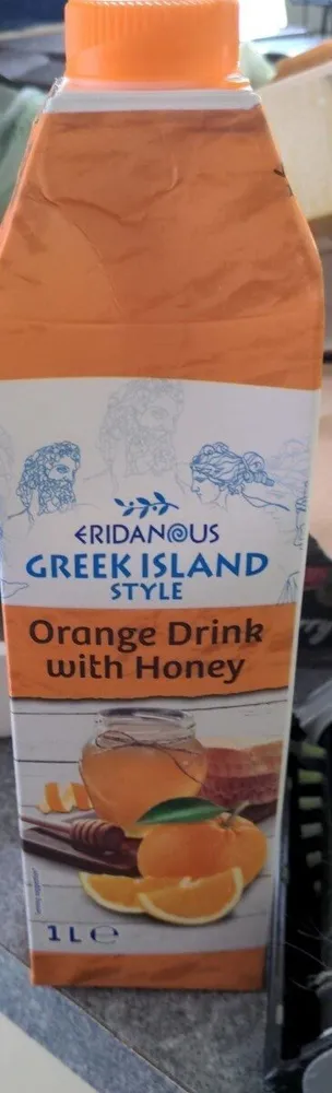 Orange drink with honey