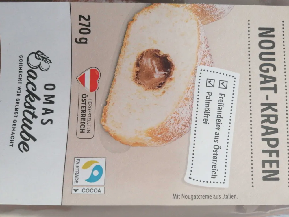 Nougat-Krapfen