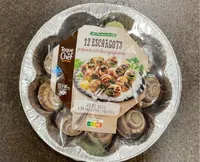 12 escargots prepares a la Bourguignonne