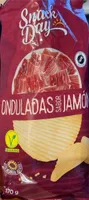 Patatas onduladas sabor jamón
