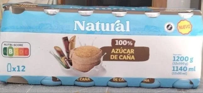 Natural azúcar de caña
