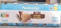 Natural azúcar de caña