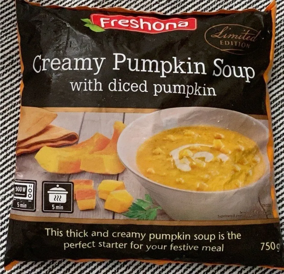 Creamy pumpkin soup