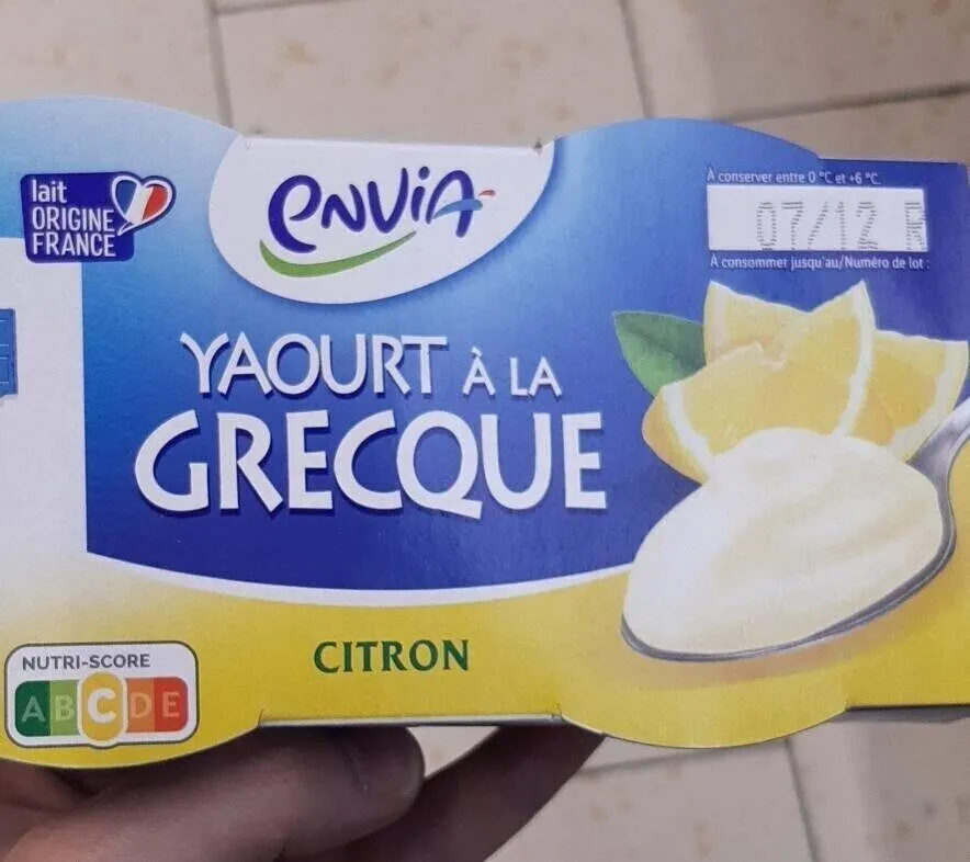 Yaourt à la grecque citron