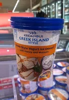 Greek style yogurt ice dessert