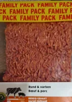 Haché préparé boeuf et porc