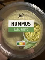 Hummus basil pesto