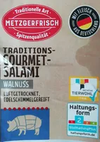Traditions-Gourmet-Salami, Walnuss, luftgetrocknet, edelschimmelgereift