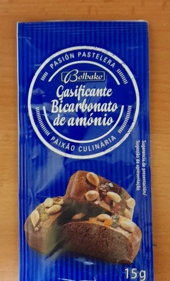 Hirschhornsalz,Gasificante bicarbonato de amonio