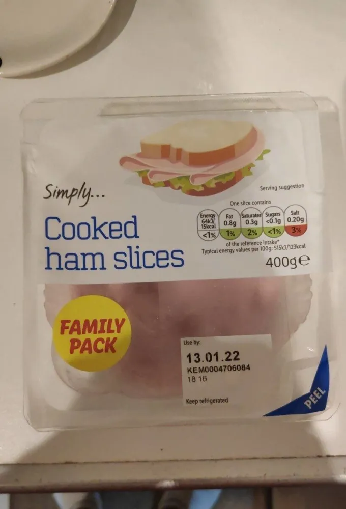 Cooked Ham Slices