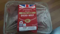Extra lean diced beef