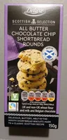 All Butter Chocolate Chip Shortbread Rounds