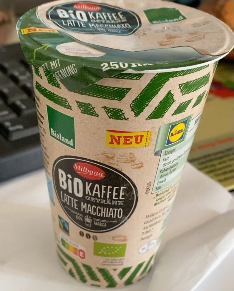 Bio Kaffeegetränk Latte