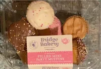 Filled mini party muffins
