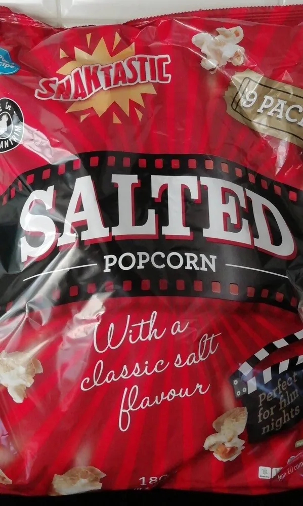 Salted popcorn