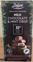 Milk chocolate & mint crisp
