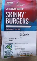 2 Lean Beef Burgers