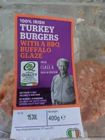 Turkey burger BBQ glaze
