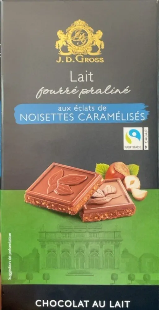 lait fourre praline