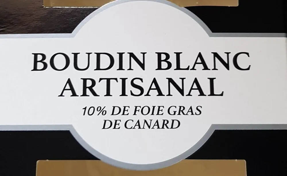 Boudin blanc artisanal