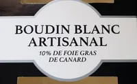 Boudin blanc artisanal