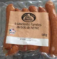 Saucisses fumees au bois de hetre
