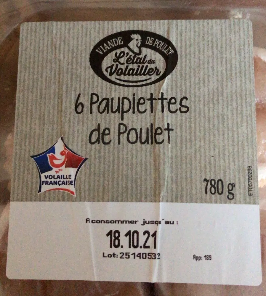 Paupiettes de poulet