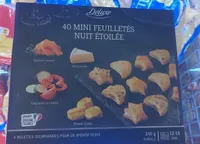 40 mini feuilletés nuit étoilée