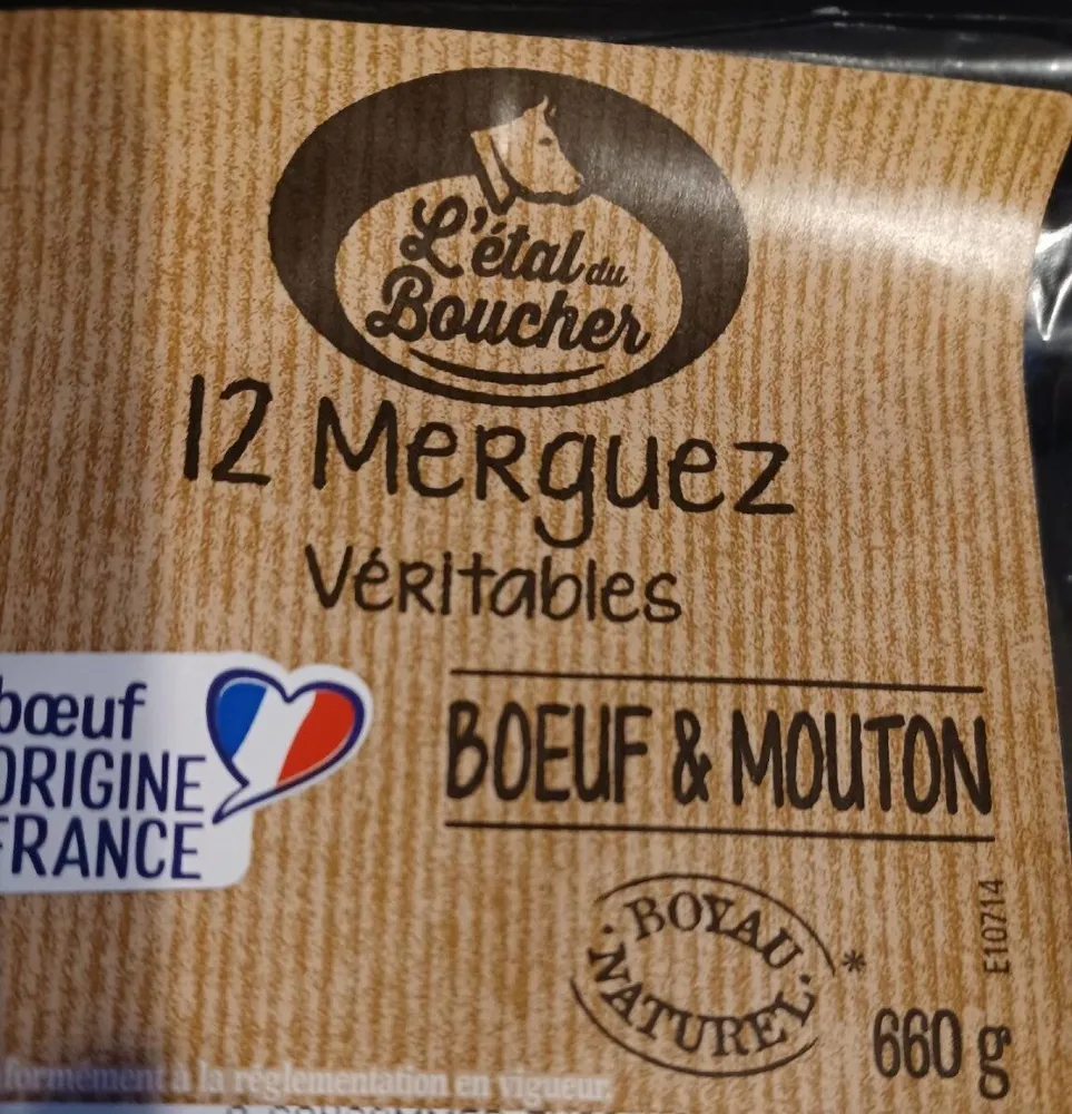 Merguez bœuf et mputon