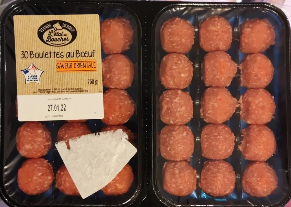 30 boulettes au boeuf saveur orientale