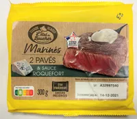 Pavés de bœuf marinés & sauce roquefort