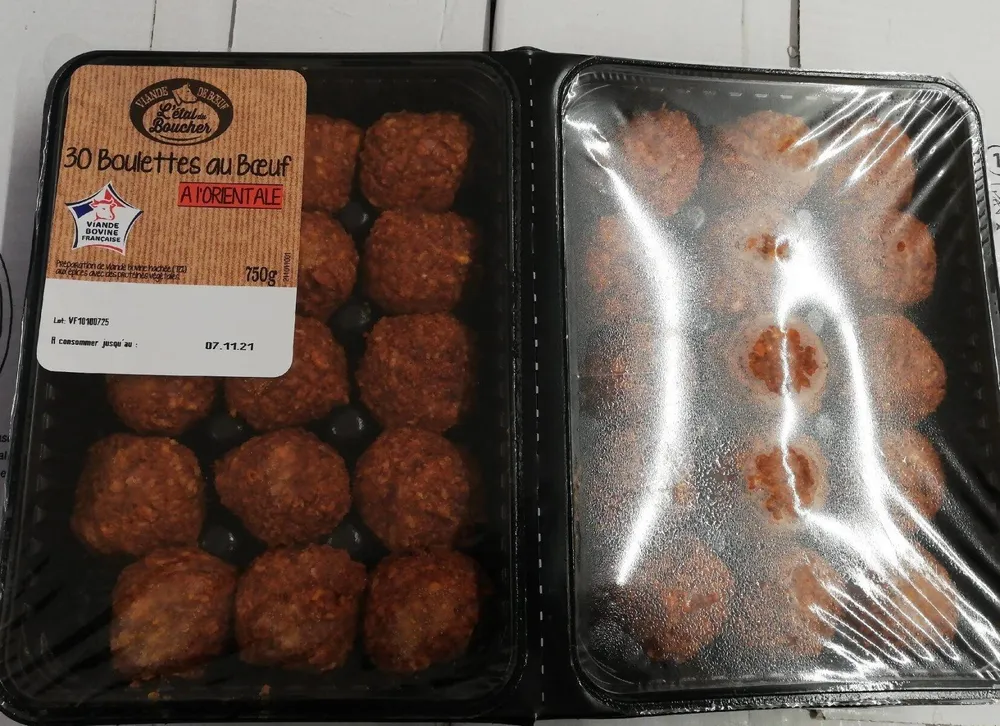 30 boulettes au bœuf à l'orientale
