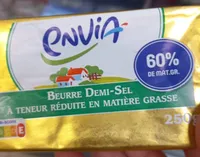 Beurre demi sel teneur réduite en matière grasse