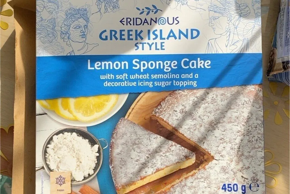 Lemon sponge cake