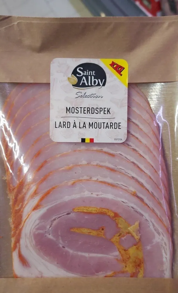 Lard à la moutarde