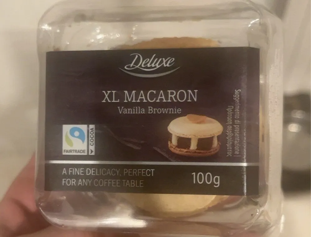 XL Macaron Vanilla Brownie