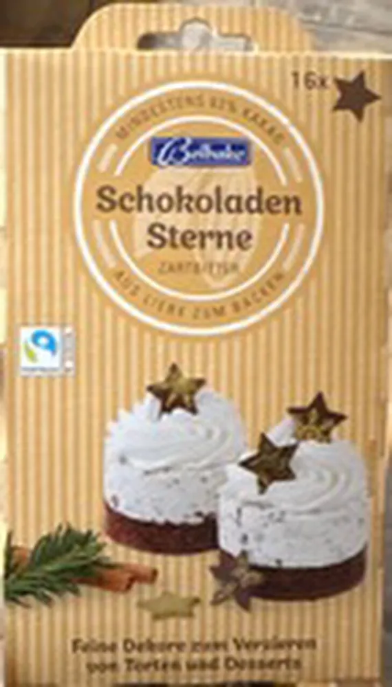 Schokoladen Sterne