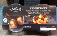 Profiteroles Caramel salé sauce chocolat