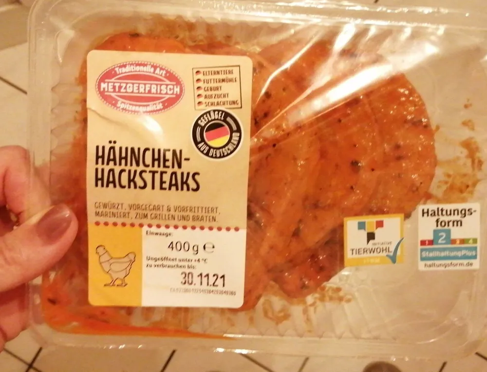 Hähnchen - Hacksteaks
