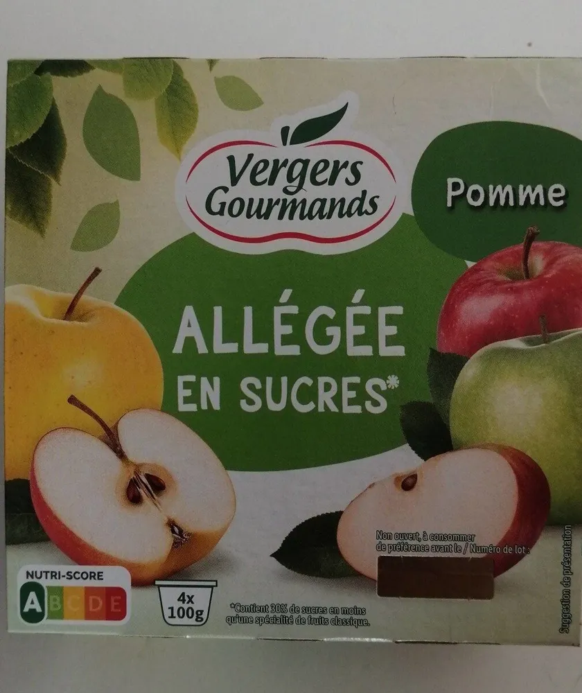 Compote de pomme allégée en sucre