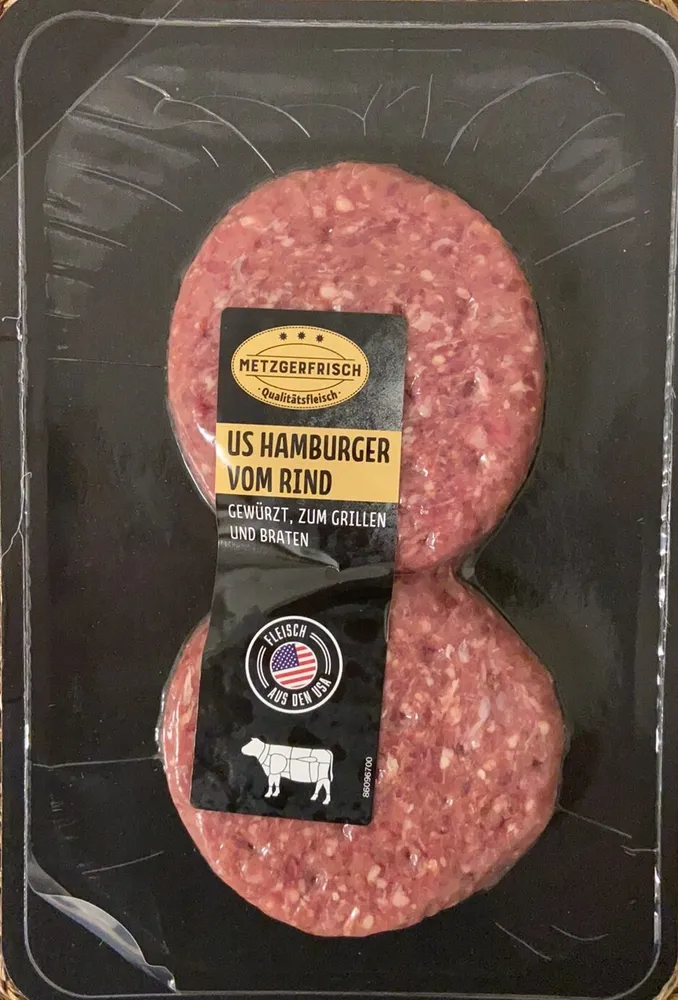 US Hamburger vom Rind