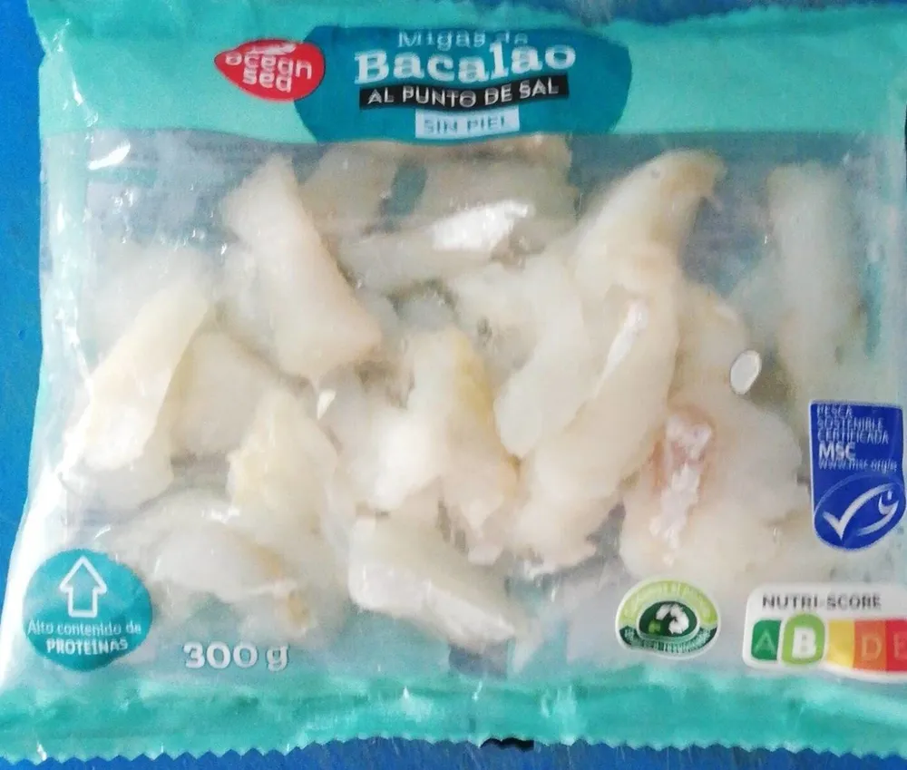 Migas de Bacalao al punto de sal