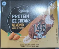 Almond proteín ice cream