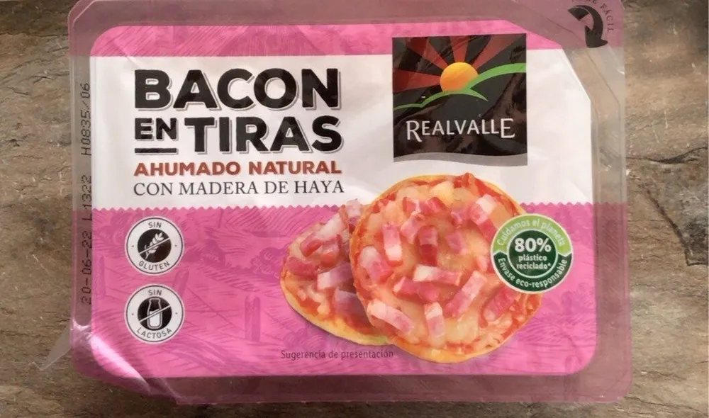 Bacon en tiras Ahumado Natural