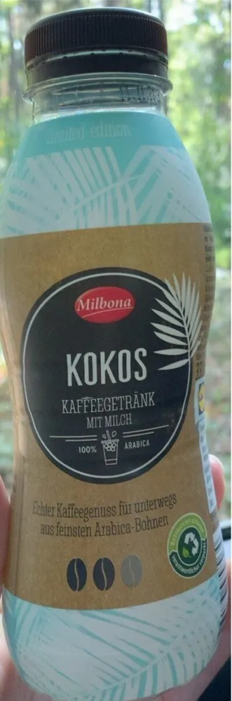 KOKOS KAFFEEGETRÄNK MIT MILCH