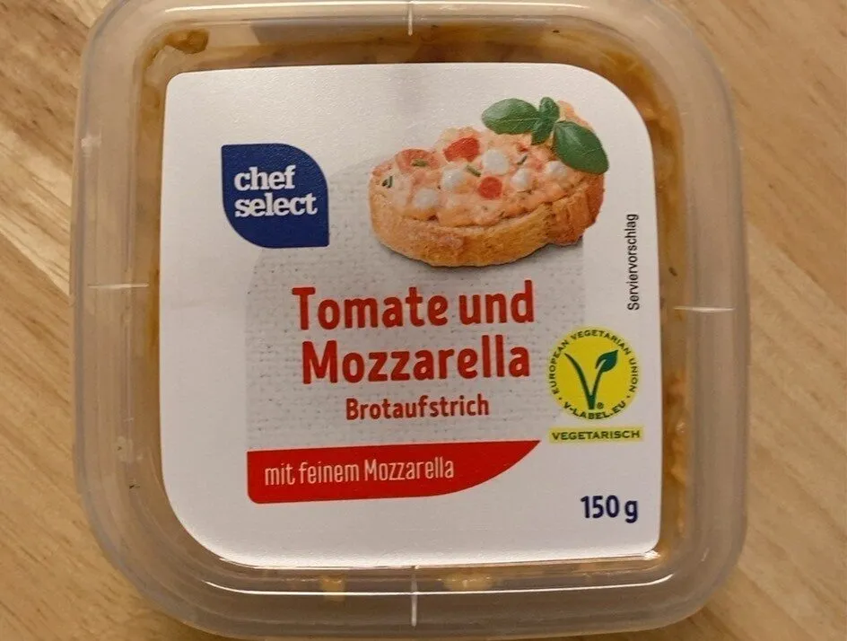 Tomate und Mozarella Brotaufstrich