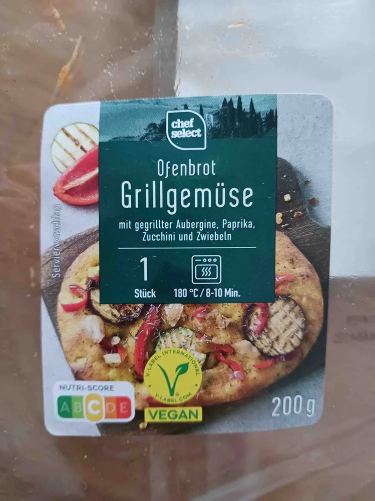 Ofenbrot Grillgemüse